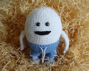 Patrón a crochet en PDF Huevo Humpty Dumpty /PDF pattern Humpty Dumpty Egg / amigurumi egg /m&m