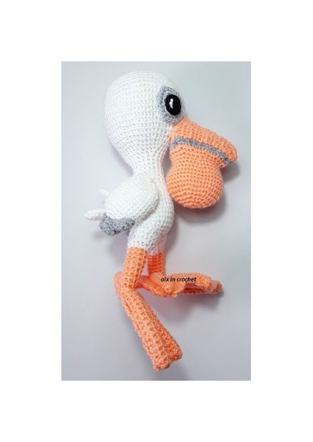 Crochet Remy PDF Crochet Pattern Remy the Pelican / Patrón En PDF Para Tejer a ...