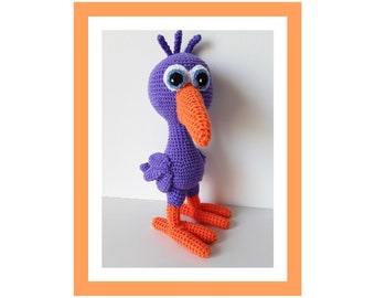 Kevin the crow / PDF pattern / Crochet /Kevin, the crow/ PDF crochet pattern / Amigurumi