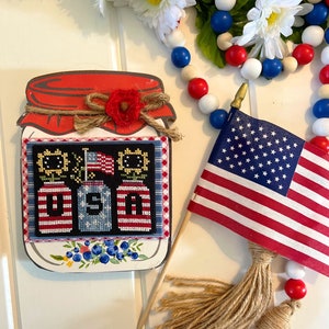 Patriotic Jarful *Includes Bonus Pattern*