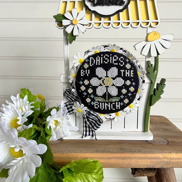Daisies by the Bunch-RoundAbouts Cross Stitch Series
