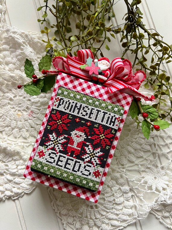 Weihnachtsstern-Samen-Tiered-Tablett-Tidbits-Kreuzstich-Serie - Etsy Schweiz