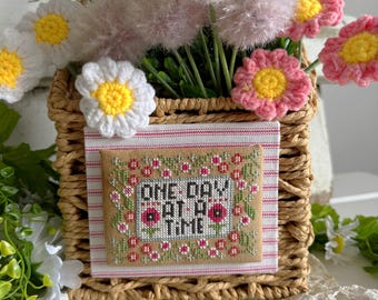 One Day At A Time-Turned Tidbits Cross Stitch Chart