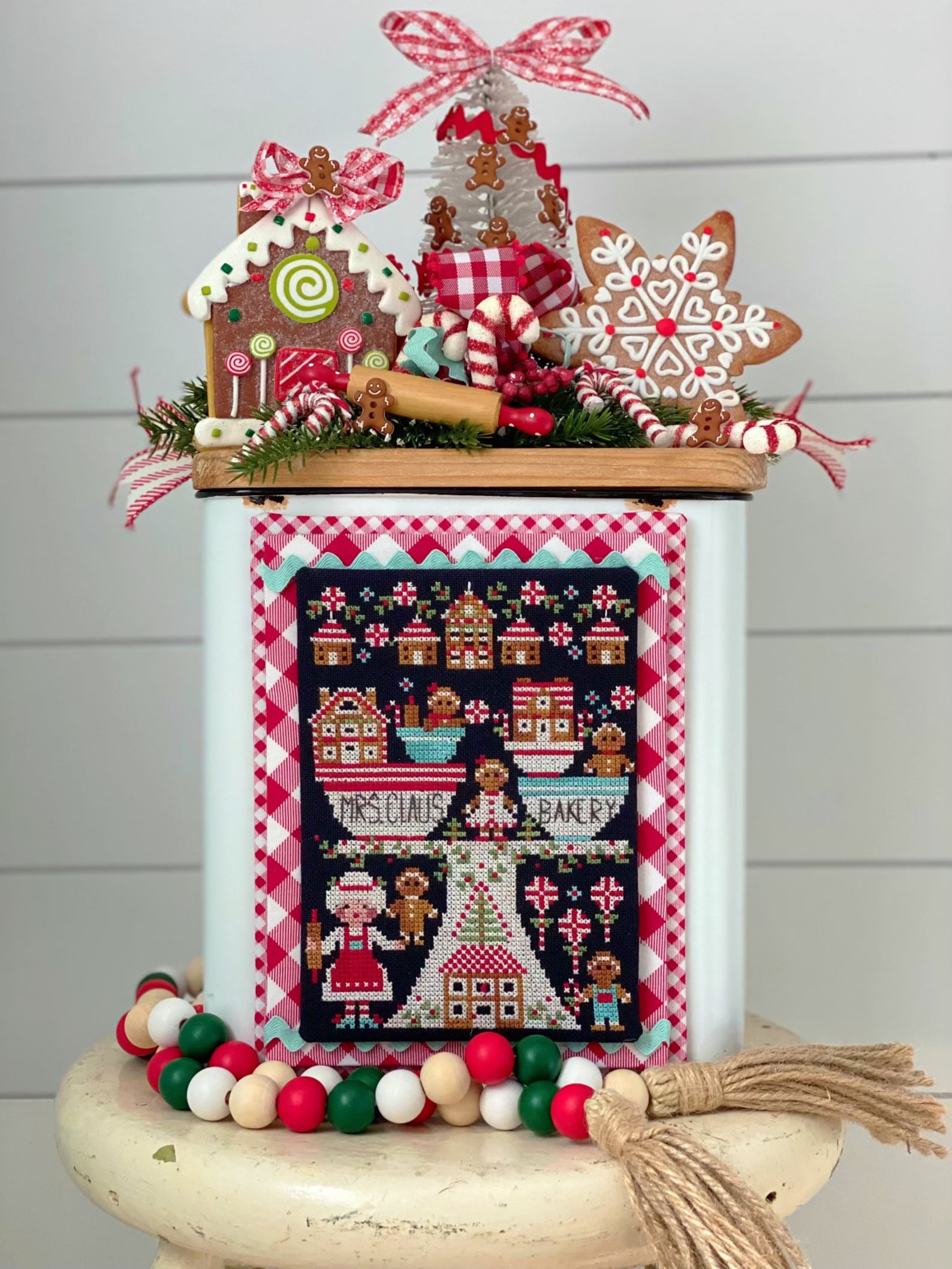 Mrs. Claus Bakery-up on A Pedestal - Etsy