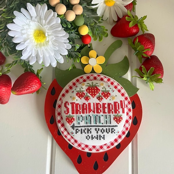 Erdbeer Aufnäher-RoundAbout Serie
