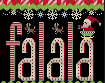 Patrón de punto de cruz de Falala - Navidad en julio
