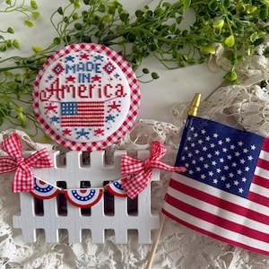 Made In America with bonus Born in the USA-RoundAbouts Cross Stitch Chart