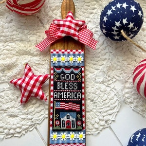 God Bless America-Sassy Strippers Cross Stitch Series