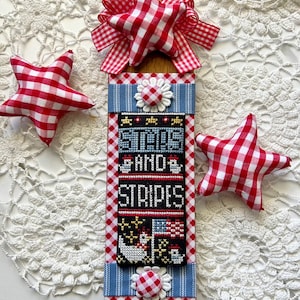 Stars and Stripes with bonus Land of Liberty-Sassy Strippers Cross Stitch Series