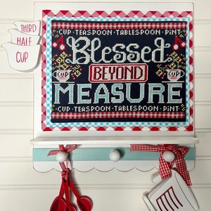 Blessed Beyond Measure-Cross Stitch Chart