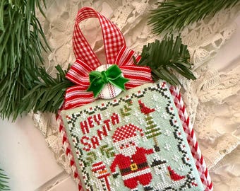 Hey Santa-Fair and Square Cross Stitch Chart