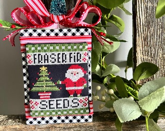 Fraser Fir Seeds-Tiered TrayTidbits Cross Stitch