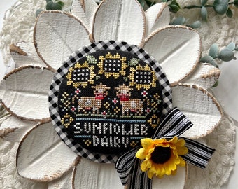 Sunflower Dairy-RoundAbouts Cross Stitch Series