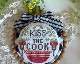 Kiss The Cook-RoundAbouts Cross Stitch Chart