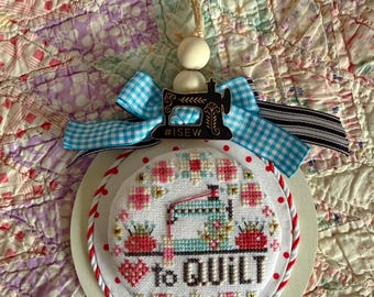 Love to Quilt-RoundAbouts Cross Stitch Chart