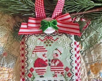 Mr and Mrs Claus Fair and Square-Cross Stitch Chart