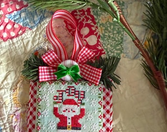 Santa Joy-Fair and Square Cross Stitch Chart
