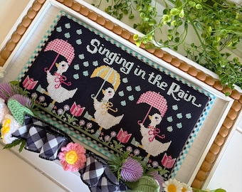 Singing In The Rain-Cross Stitch Chart