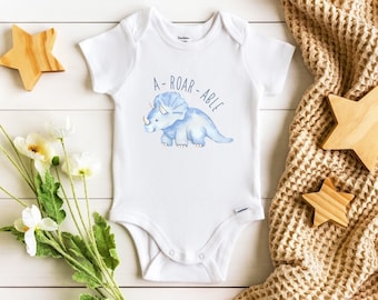 Roar Onesie®, Dinosaur Onesie®, Dino Onesie®, Baby Shower Gift, Baby Outfit, Cute baby, Funny Baby Onesie®, baby boy, Triceratops