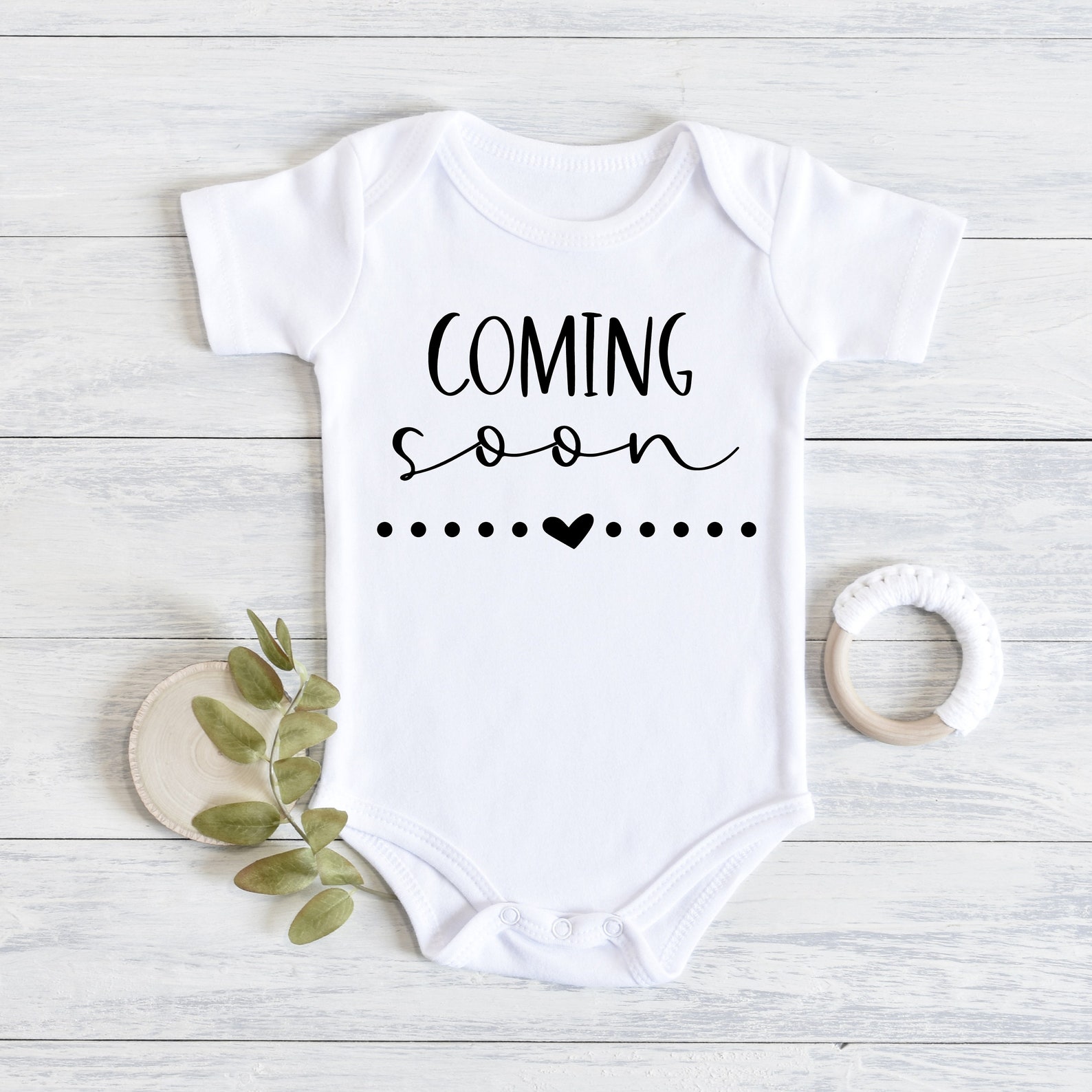 Coming Soon Onesie® Baby Announcement Onesie® Baby Girl Etsy