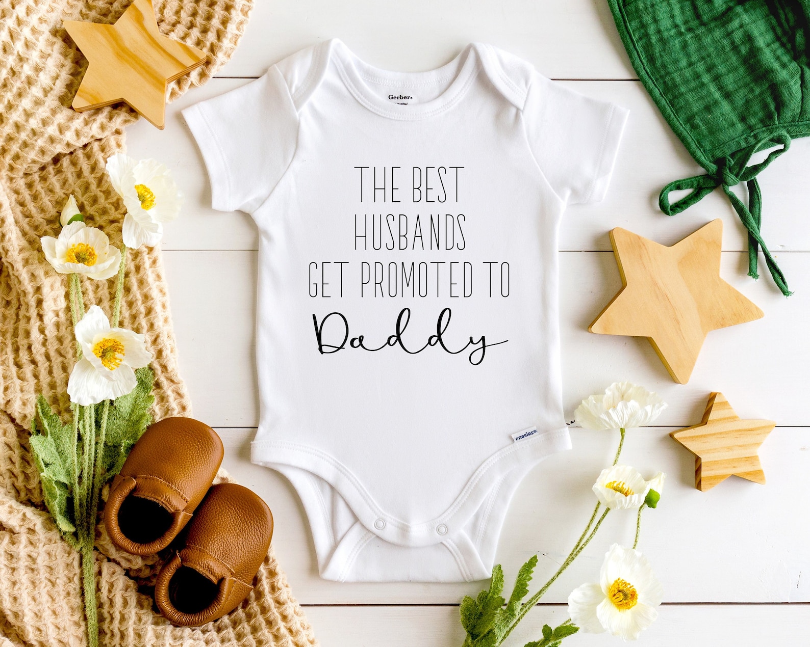 the best husbands get promoted to daddy onesie