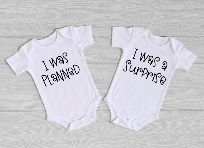 i was planned i was a surprise twin shirts