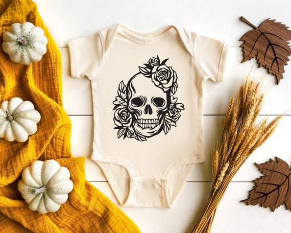 Skull hotsell baby onesie