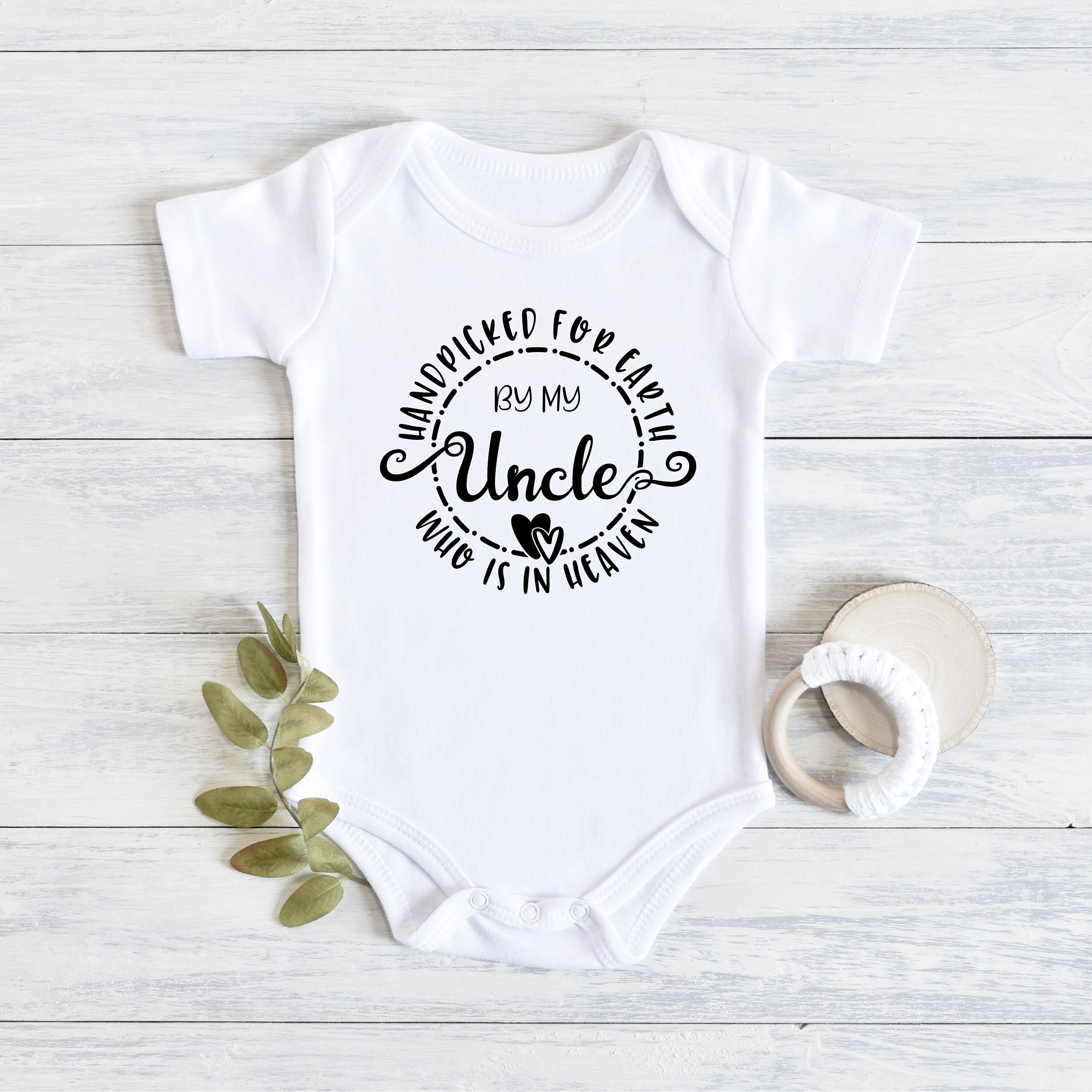 Hand Picked for Earth by My Uncle in Heaven Onesie® Pregnancy - Etsy