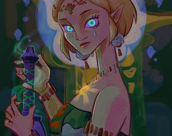 Zelda-print Tears of The Kingdom