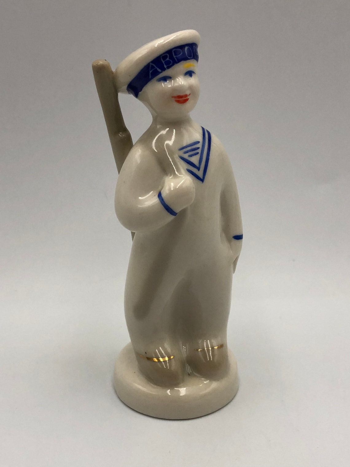 Vintage porcelain sailor figurine polonne zhk Etsy