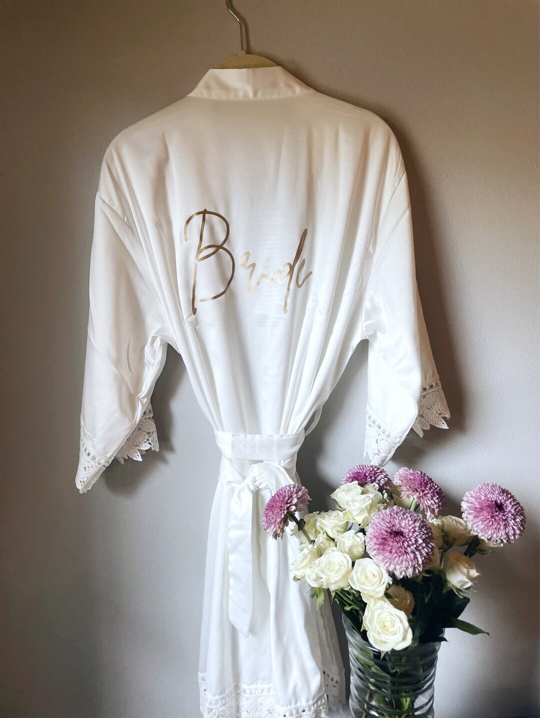 Silk Bridesmaid Robe Etsy