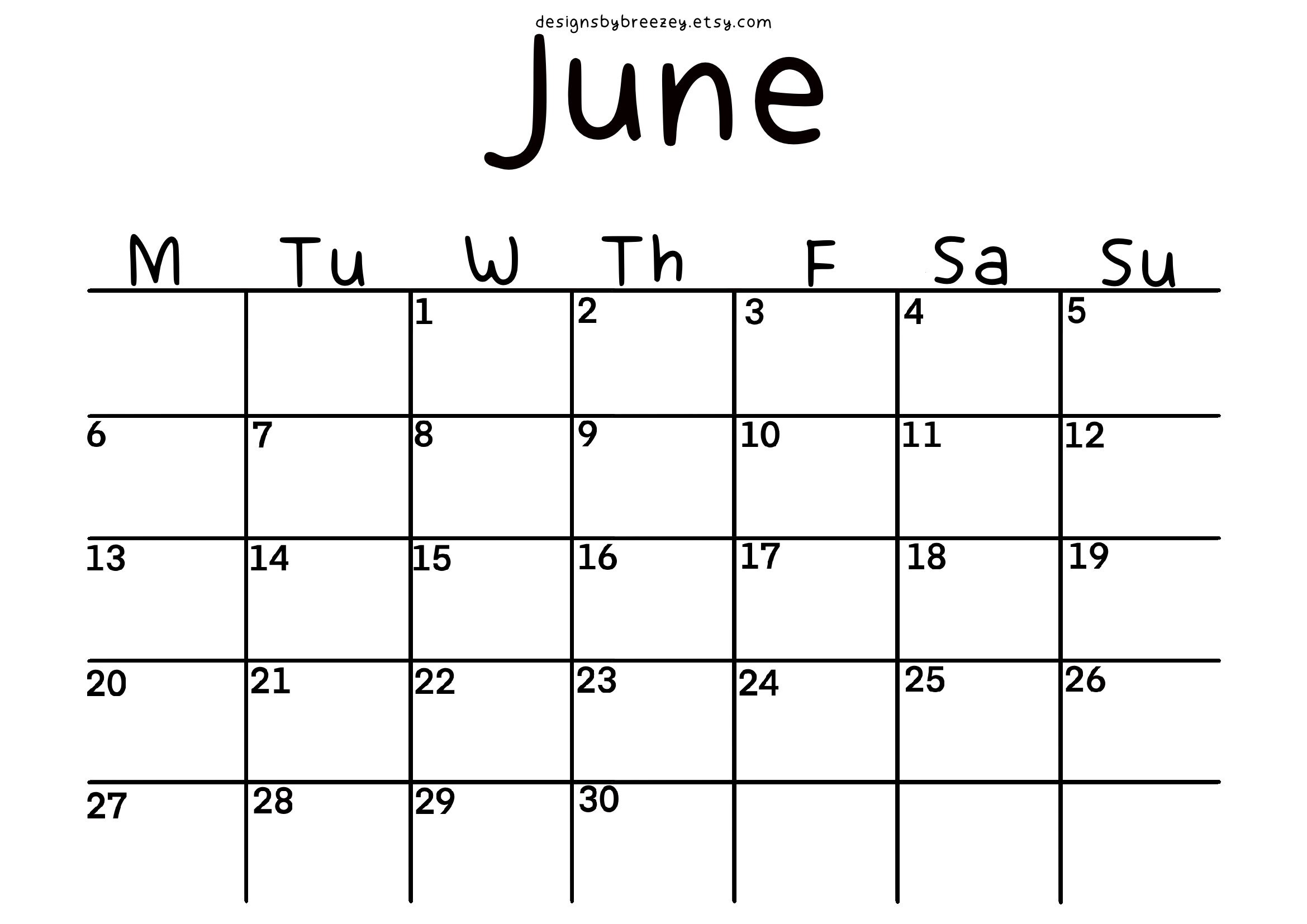 plain blank 2022 printable calendar etsy uk
