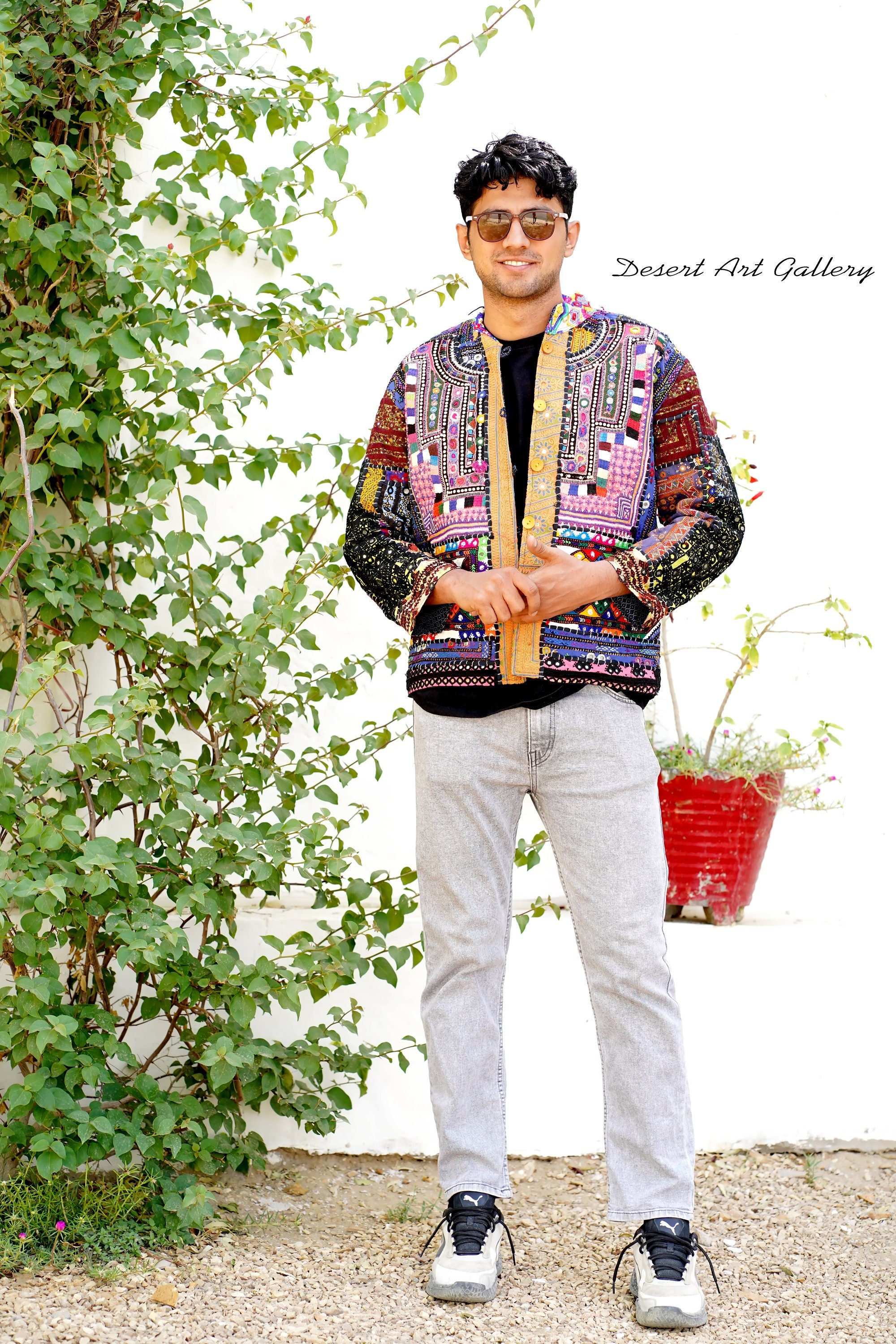 EMBROIDERY PATCHWORK Eaphi ジャケット・アウター LACE 【公式通販】 JACKET LACE EMBROIDERY PATCHWORK Eaphi JACKET ジャケット・アウター