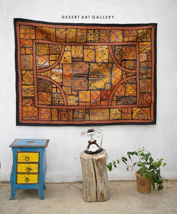 Beautiful wall hanging /Indian handicraft/ antique wall Etsy