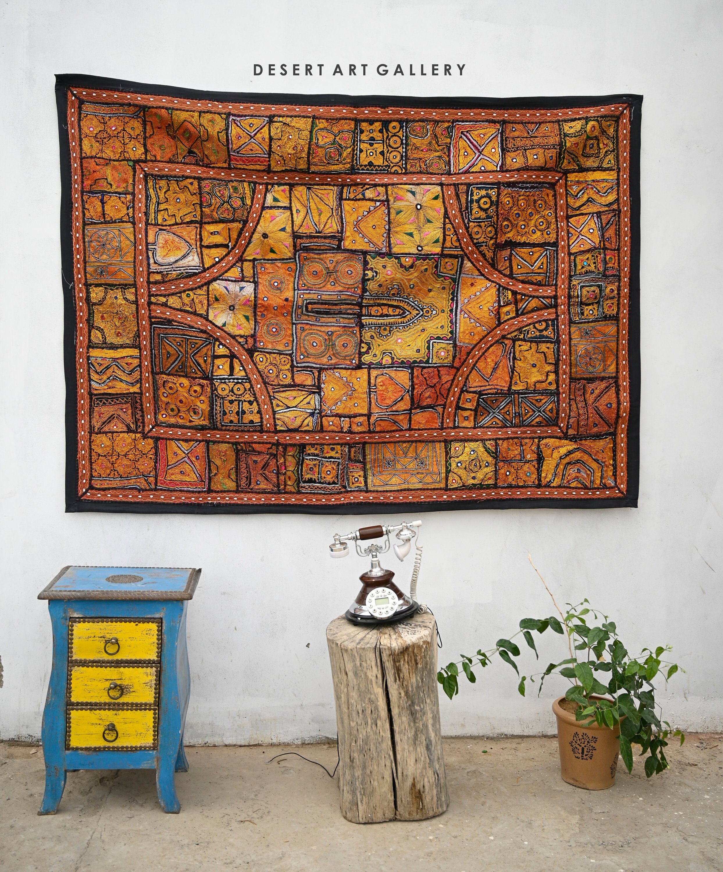 Beautiful Wall Hanging /indian Handicraft/ Antique Wall Etsy UK