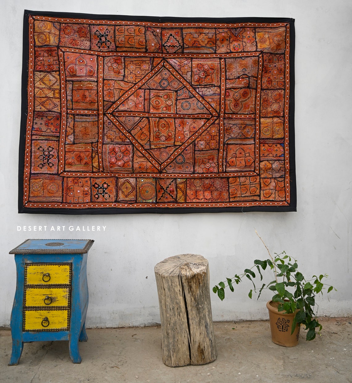 Beautiful wall hanging /Indian handicraft/ antique wall Etsy