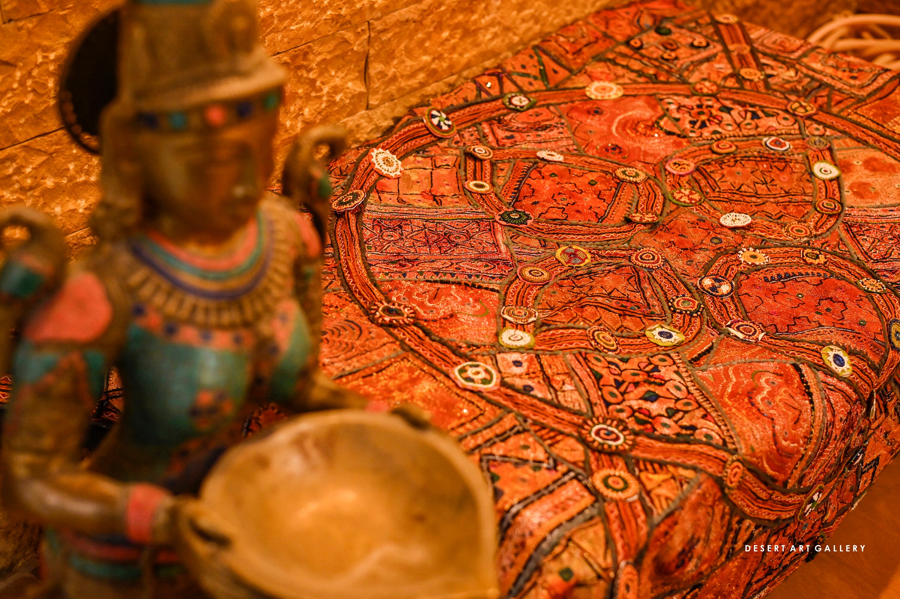 Beautiful Handmade Mukka Work Wall Hanging Patchwork One of a Etsy