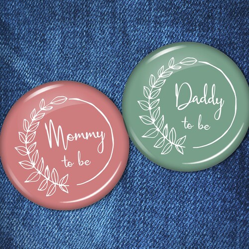 Woodland Baby Shower Mommy to Be Pin Woodland Baby Shower Etsy