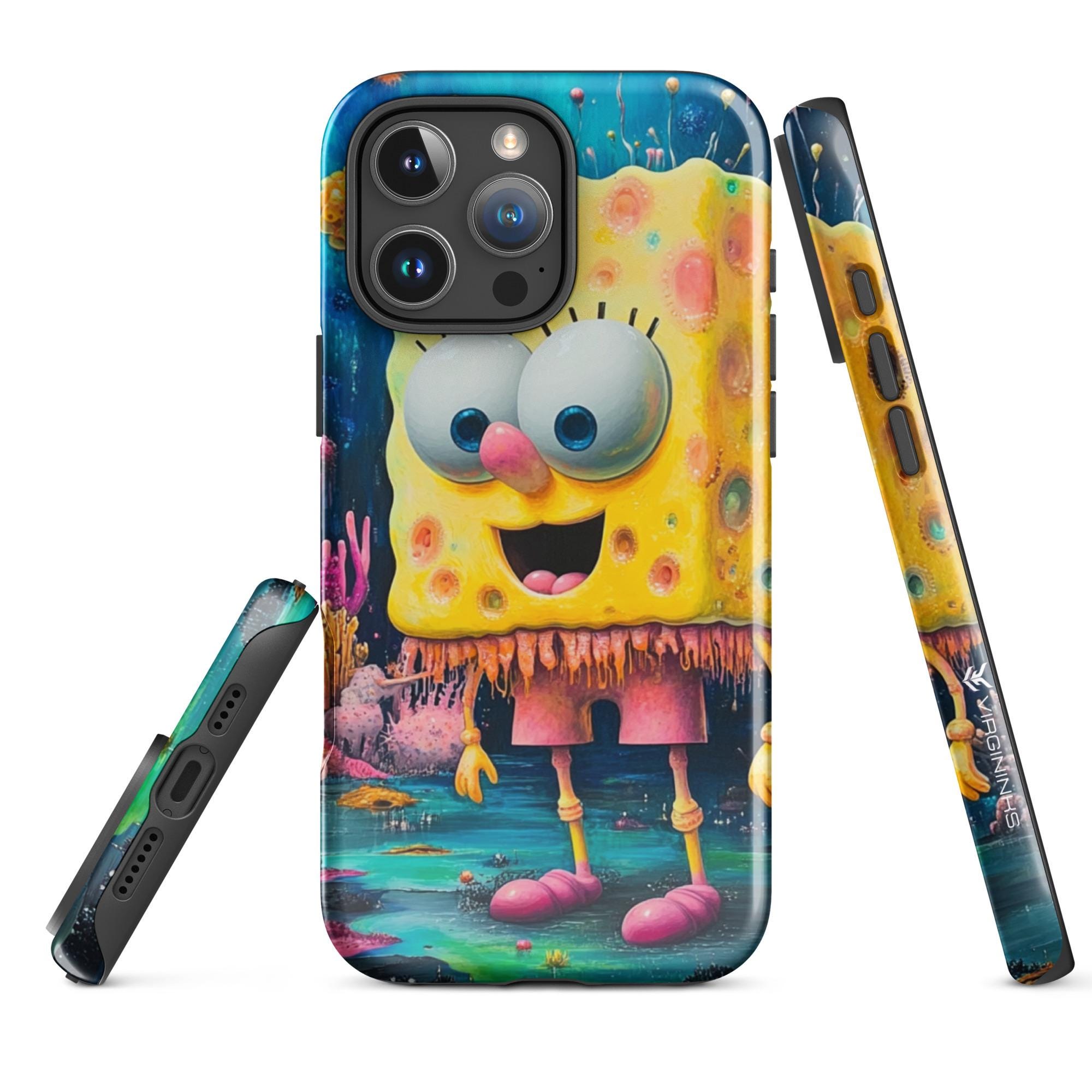 SpongeBob iPhone hard case, by Virgininks SpongeBob iPhone hard case, by Virgininks