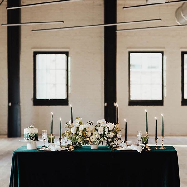 Emerald velvet tablecloth,  wedding decor,  wedding, velvet table linen, green wedding tablecloth, wedding decor, emerald wedding decor