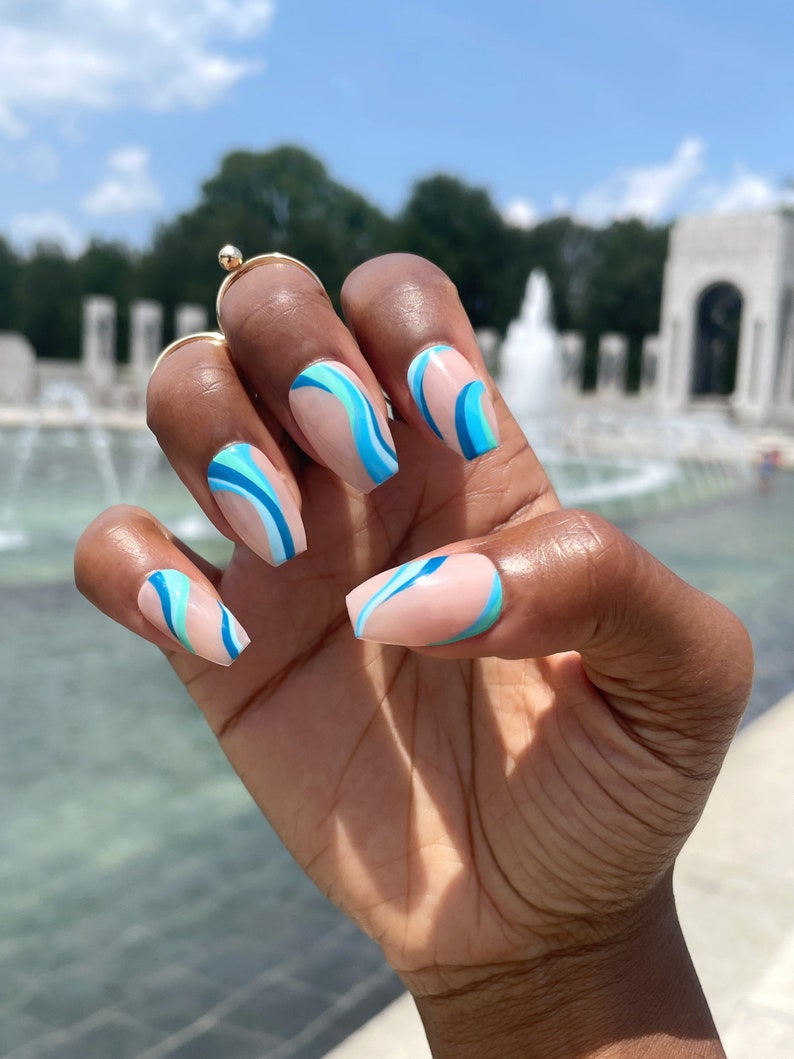 vacation nails, vacation nail ideas, vacation nails beach simple, vacation nails beach Mexico, vacation nails 2022, vacation nail acrylic, vacation nail designs, vacation nails short, vacation nail colors, vacation nails simple, vacation nails beach, vacation nails long, vacation nails almond shape, swirl nails, swirl nail ideas