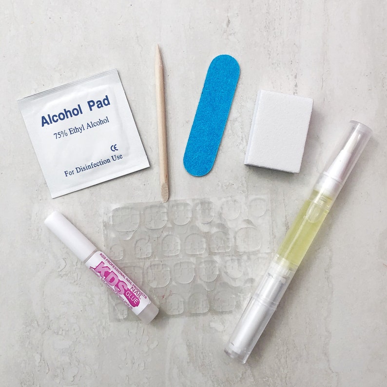 Press On Nail kit Nail Glue Adhesive Tabs | Etsy