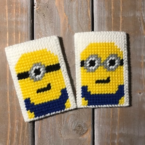 Porte-cartes-cadeaux Minion Inspired | Cartes en toile en plastique et porte-monnaie