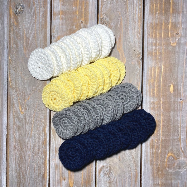 Reusable Crochet Cotton Rounds | Eco Friendly Cotton Rounds