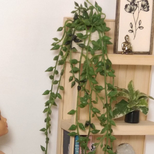 1:6 scale extra long vine plant, doll plant, climbing plant, doll accessories, doll plant, miniature plant, doll house plants