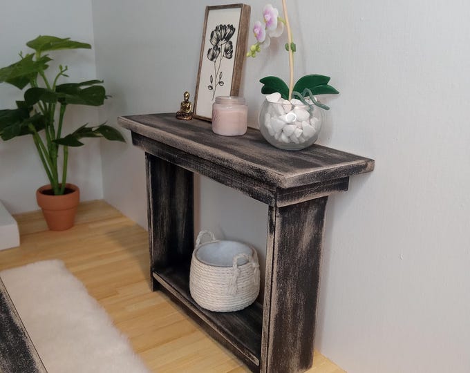 1:6 Scale Console Table for Fashion Dolls, 1/6 Doll House Furniture ...