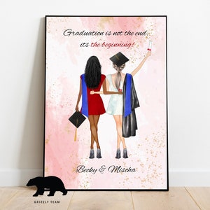 Custom Graduation Gift, Graduation print, Gifts For Bestie, Graduation gift, University Graduation Print, Personalised Gift, BFF Graduation
