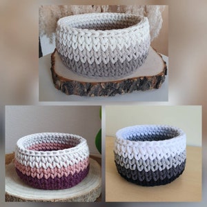 Crochet basket / storage basket / basket / Utensilo crocheted