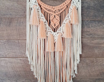 Makramee-Wanddeko Wandbehang Wall Hanging MACRAME