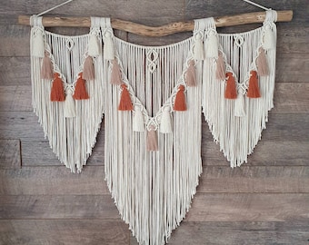 XXL- Makramee Wanddeko Wandbehang - NALA -Wall Hanging MACRAME big macrame